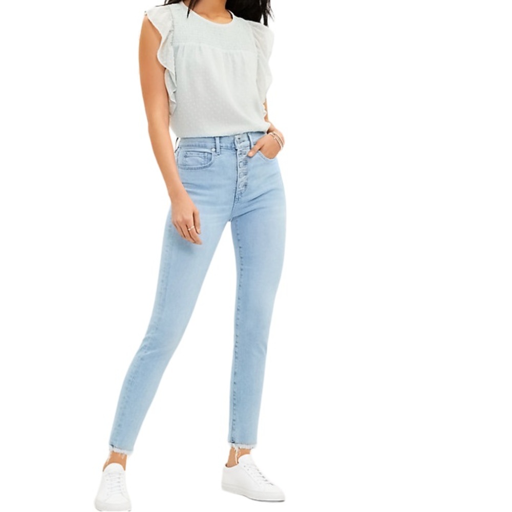 LOFT CURVY SKINNY JEANS